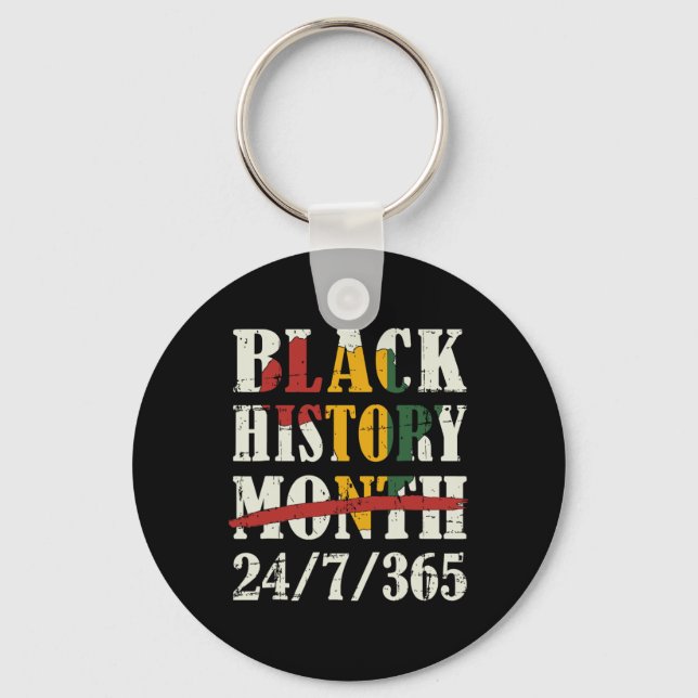 Porte-clés Mois De L'Histoire Des Noirs 247365 Avec Drapeau C (Recto)