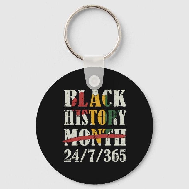 Porte-clés Mois de l'histoire des Noirs 247365 Avec drapeau d (Recto)