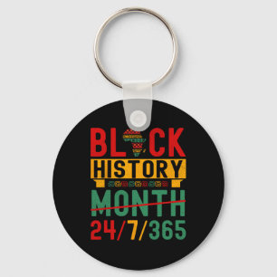 Porte-clés Mois de l'histoire des Noirs 365 Un mois ne peut c