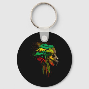 Porte-clés Mois de l'histoire des Noirs Ancêtres afro-américa
