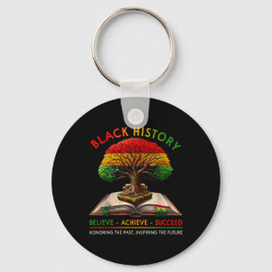 Porte-clés Mois de l'histoire des Noirs Croire Réussir Réussi