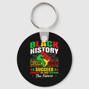 Porte-clés Mois de l'histoire des Noirs Croire Réussir Réussi