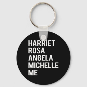 Porte-clés Mois de l'histoire des Noirs Harriet Rosa Angela..
