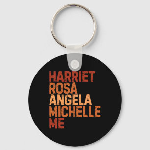 Porte-clés Mois de l'histoire des Noirs Harriet Rosa Angela M