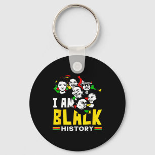 Porte-clés Mois de l'histoire des Noirs Je suis l'histoire no