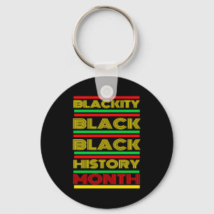 Porte-clés Mois de l'histoire des Noirs Mélanine Afro-América
