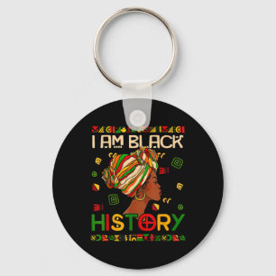 Porte-clés Mois de l'histoire des Noirs Suis Histoire des Noi