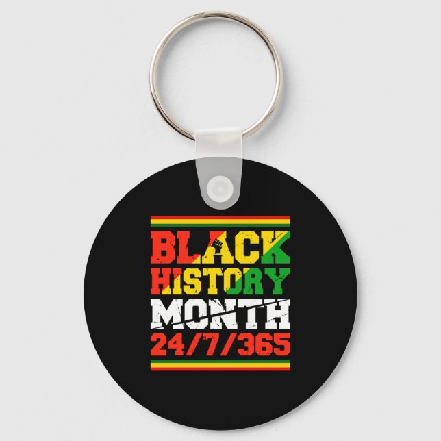 Porte-clés Mois de l'histoire des Noirs Un mois ne peut conte (Recto)