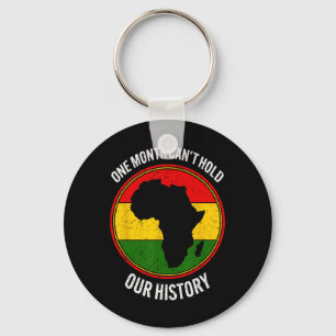 Porte-clés Mois de l'histoire des Noirs Un mois ne peut pas t