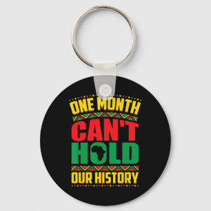 Porte-clés Mois de l'histoire des Noirs Un mois ne peut pas t