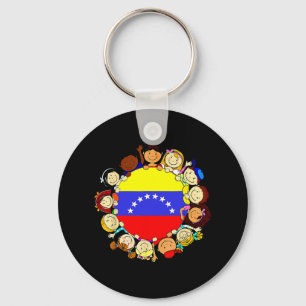 Porte-clés Mois du patrimoine hispanique Venezuela Enfants Ga