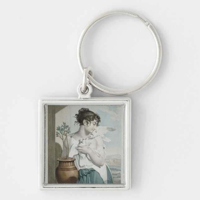 Porte-clés Mois germinal et septième de calendrier (Devant)