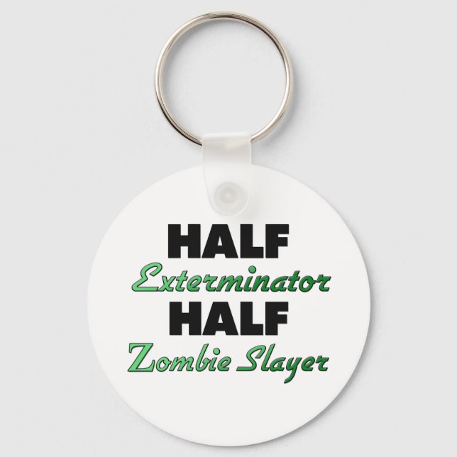 Porte-clés Moitié exterminateur demi-couche zombie (Recto)