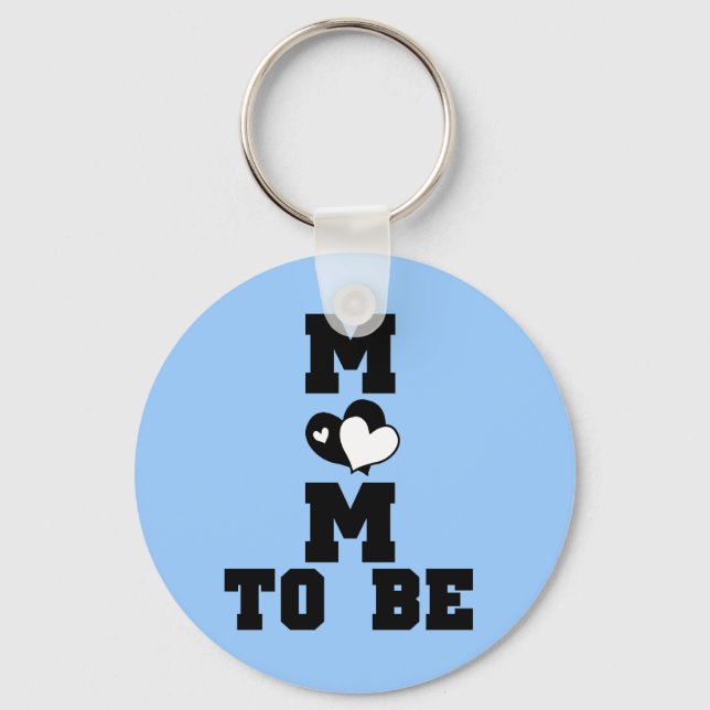 Porte-clés MOM à être - Texte noir (Recto)