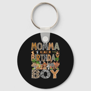 Porte-clés Momma De L'Anniversaire Garçon Safari Zoo Jungle A