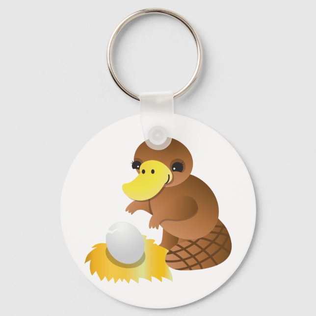 Porte-clés MOMMA platypus (Recto)