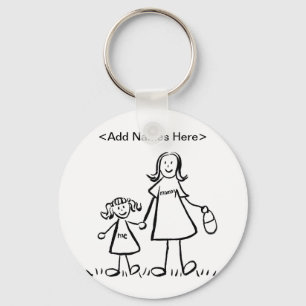 Porte-clés Mommy & Me Porte - clé (option Personnaliser Name