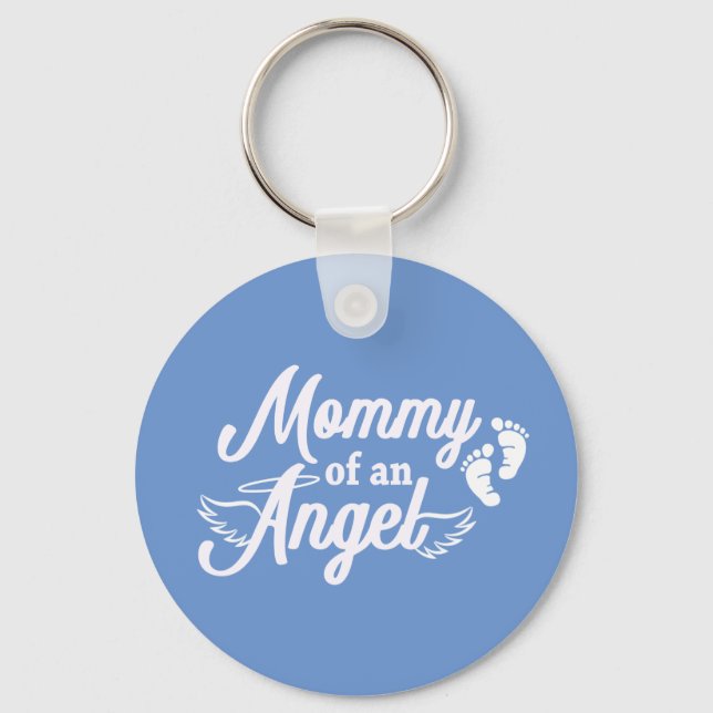 Porte-clés Mommy of an Angel Keychain (Recto)