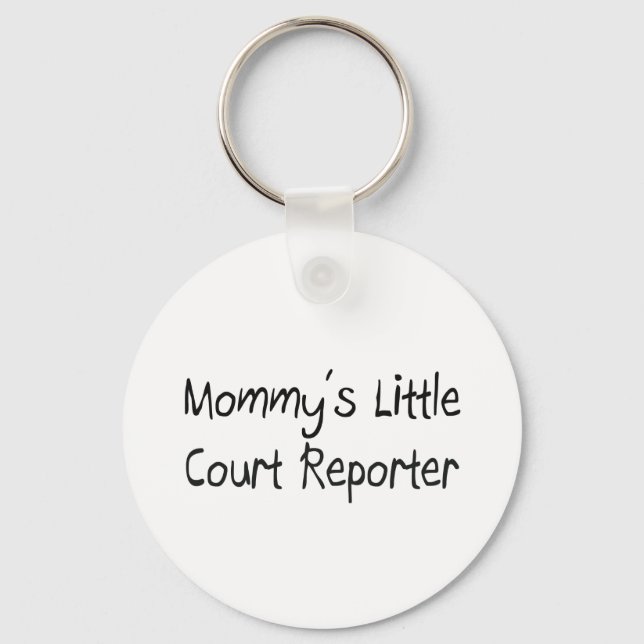 Porte-clés Mommys Little Court Reporter (Recto)