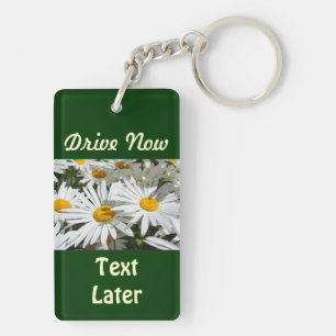 Porte-clés Moms Daisy Daisies Conduire maintenant,