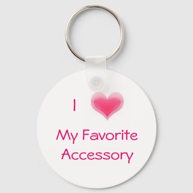 Porte-clés Mon accessoire favori (Recto)
