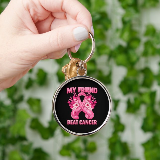 Porte-clés Mon ami a vaincu le cancer (Main)