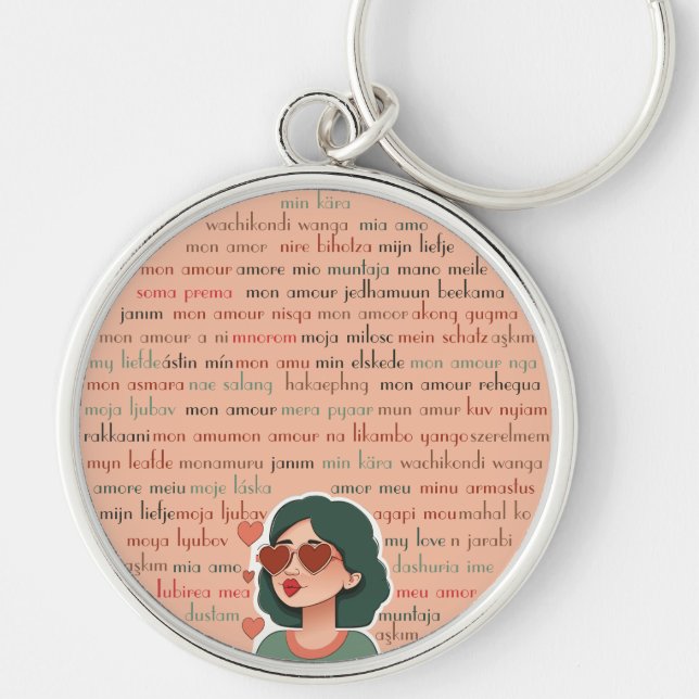 Porte-clés Mon Amour (Devant)