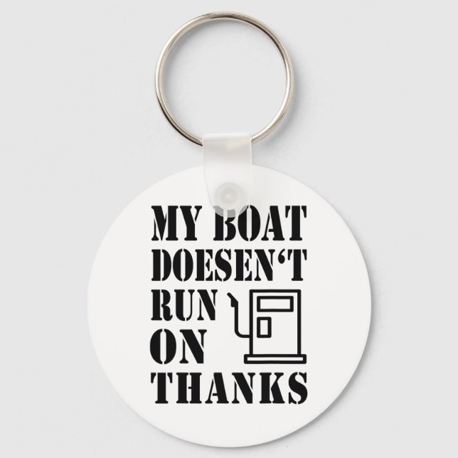 Porte-clés Mon bateau ne fonctionne pas grâce aux dictons de  (Recto)