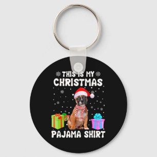 Porte-clés Mon Chien de Noël Chien de Chien de Chien Pajama C