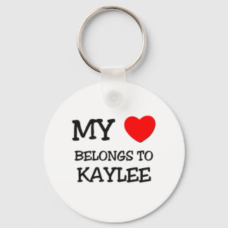 Porte-clés Mon Coeur Appartient À KAYLEE
