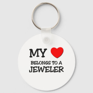 Porte-clés Mon Coeur Appartient À Un JEWELER