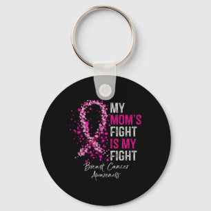 Porte-clés Mon combat de mamans est ma lutte contre le cancer