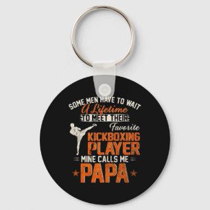 Porte-clés Mon combattant de kickboxing MMA préféré m'appelle