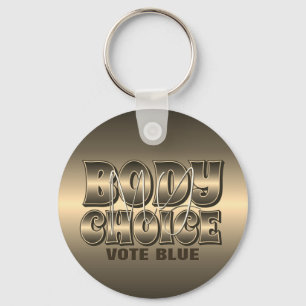 Porte-clés Mon corps Mon choix Porte - clé d'or