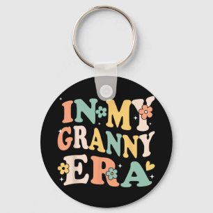 Porte-clés Mon époque de mamie drôle sarcasme groovy rétro ma