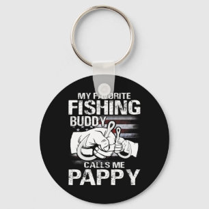 Porte-clés Mon Épouse De Pêche Préférée M'Appelle Pappy
