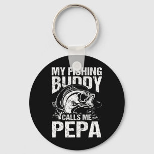 Porte-clés Mon Époux De Pêche M'Appelle Pepa Fête des pères F