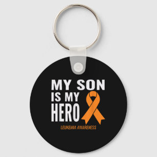 Porte-clés Mon Fils Est Mon Héros_ Leucémie Cancer Support &a