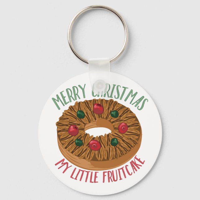 Porte-clés Mon gâteau aux fruits (Recto)