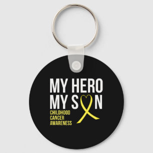 Porte-clés Mon héros Mon fils Sensibilisation au cancer de l'