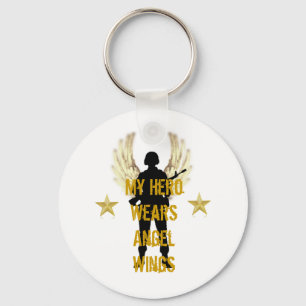 Porte-clés Mon héros utilise des ailes d'ange