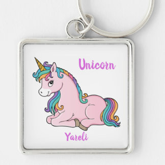 Porte-clés Mon jolie petite licorne Porte - clé de nom | Yare