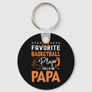 Porte-clés Mon Joueur Bysketbyll Favori M'Appelle Papa Gift