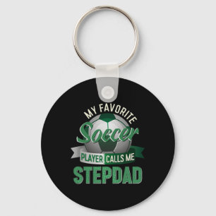 Porte-clés Mon Joueur De Football Favori M'appelle Beau-père