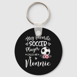 Porte-clés Mon Joueur De Football Favori M'appelle Nonnie 