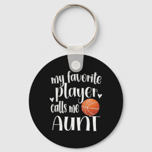 Porte-clés Mon Joueur favori Bysketbyll M'Appelle Tante Byske