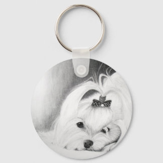 Porte-clés Mon Maltee