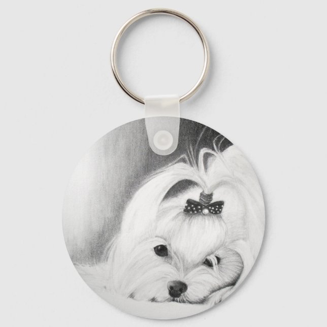 Porte-clés Mon Maltee (Recto)