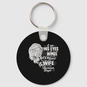Porte-clés Mon Mari Est Ma Femme Veuve De L'Ange Gardien