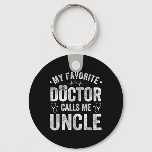 Porte-clés Mon médecin favori m'appelle oncle père &#; s jour